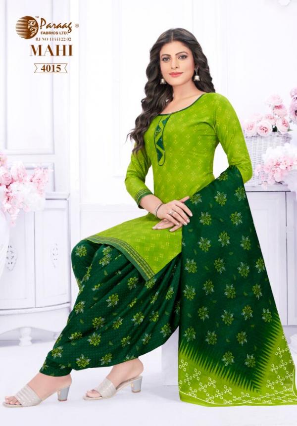 Paraag Mahi Vol-4 Cotton Designer Readymade Suit